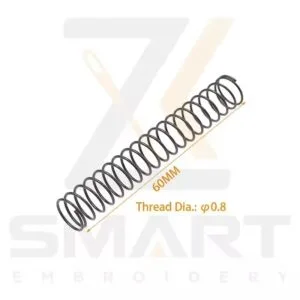 Presser Foot Return Spring Thread Dia. 0.8MM Length 60MM For Tajima SWF Chinese Embroidery Machine N0502-0.8*55